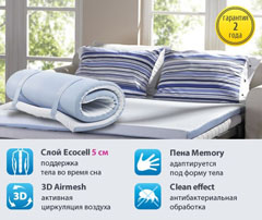 Матрас Dormeo Memosan Roll Up 5+2